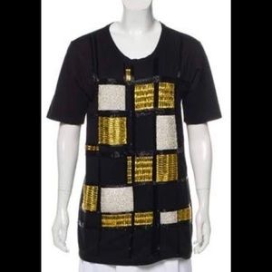 Looking for trade or offer Balmain Crystal Bead-Embellished Cotton-Jersey Shirt